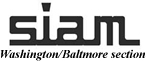 Society for
Industrial and Applied Mathematics, Washington/Baltimore section